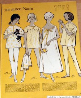 Ostalgie  Praktische Mode mit Schnittmuster 10/1962