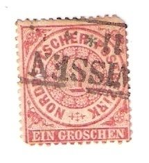 Briefmarke 1 Groschen Norddeutscher Postbezirk 1869 (Michel Nr. 16