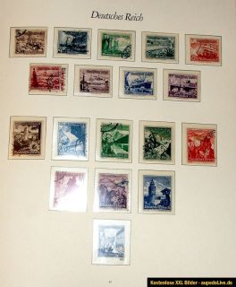 Kartons Briefmarken Deutsches Reich, Deutschland nach 1945, BRD