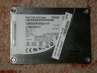 SSD Intel 320 160Gb 2 5 SSDSA2BW160G3L TRIM SATA2 3Gb s Lenovo 45N8122