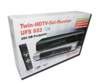 Kathrein UFS 923 CI+ 250 GB HDTV Twin Receiver, silber 4021121501845