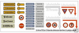 72 Deutsche Verkehrzeichen und Straßenschilder 932