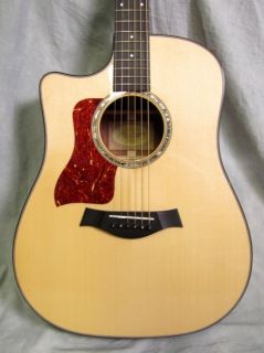 2011 Taylor 510CE Grand Auditorium Left Handed Lefty Acoustic Guitar