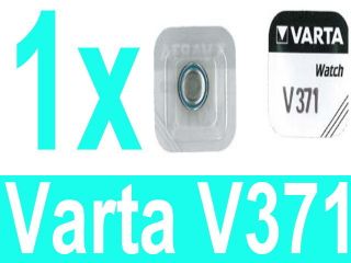 Stück Varta V 371 Knopfzelle Batterie V371 SR920SW AG6 LR920 1x