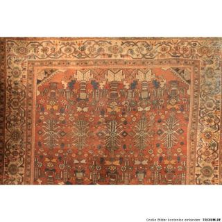 Ca 120 Jahre Antiker Perser Teppich Saruk Sarough Mahal Iran 220X300cm
