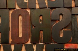 13c   Holzbuchstaben Antik, Holzlettern   Letterpress Wood Type   36