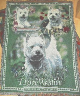 Hundedecke Tagesd. West Highland Terrier Westie Decke