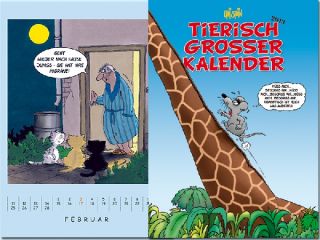 Uli Stein Wandkalender Tierisch grosser Kalender 2012 Witze Cartoons