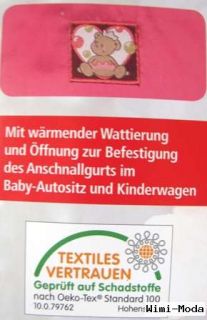 Baby Wagenanzug für Kindersitz / Kinderwagen Schlafsack