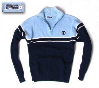 Perry Sweatshirt Strick Sweater Pullover Gr.M Navy Blau TOP 955