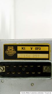Klangfilm KL V073, stereo tube amplifier in original condition  real