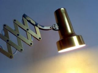 70er Scherenlampe Lampe Wandlampe Leuchte.Space Age Panton Ära 70s