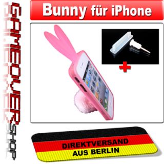 Bunny Pink/Rosa Case Hülle Cover Hase Häschen Bumper Tasche für