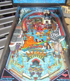 DRACULA PINBALL MACHINE by WILLIAMS ~ FEATURE LOADED GAME ~ $199