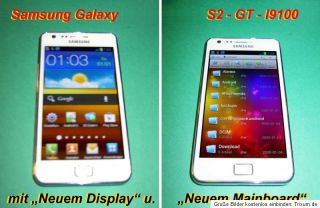 Samsung Galaxy S2 I9100 GT, weiss, neuwertig, Top 