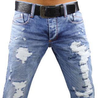 CIPO&BAXX Herren Jeans C 990 Hose Clubwear EYECATCHER Alle Größen 2