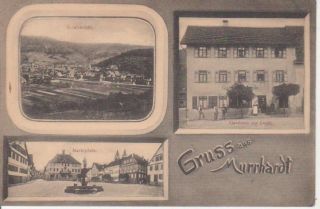 Murrhardt Gasthaus zur Linde Marktplatz gl1912 83.969