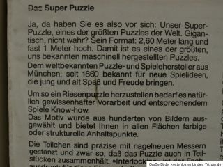 Riesig  ☀ 7500 Teile Puzzle ☀Langkofel/Sassolungo☀F.X.Schmid