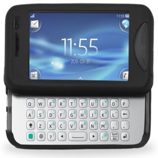 Black Soft Silicone Case Cover For Sony Ericsson TXT Pro