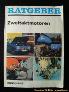 1990 DDR Reparaturanleitung Zweitaktmotor MZ Simson Wartburg Trabant
