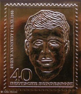 BRD   JOHN F. KENNEDY IN BERLIN   RARITÄTEN IN GOLD 998/1000