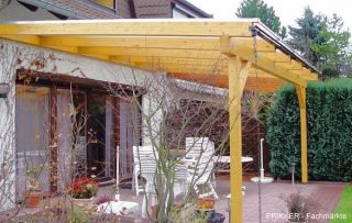 Angebot Terrassenüberdachung Holz Leimholz 3x4m Preis 999 EUR