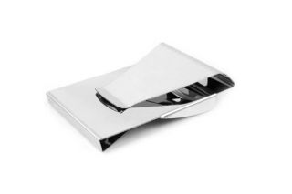 2012 Hot Newest Slim Money Clip Double Sided Credit Card Holder Wallet