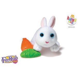 2007 McDonalds Furreal Friends White Bunny Rabbit Toys