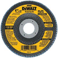 DeWALT DW8309 80 Grit Metal Working Abrasives Zirconia Flap Discs (10