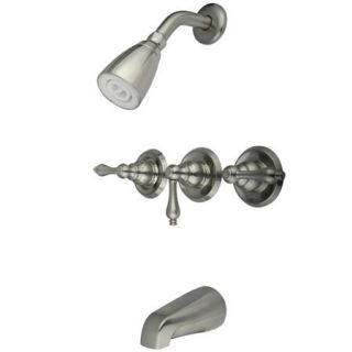 Kingston Brass KB238AL Magellan Tub and Shower Faucet with 3 American