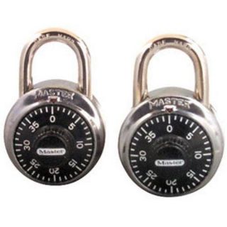 Master Lock 1500T 2 Pack Combination Alike Locks
