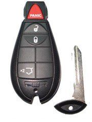 2008 08 Jeep Grand Cherokee Remote & Key Combo   4 Button : 