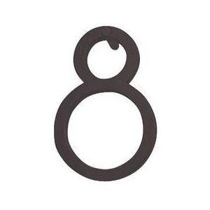Atlas Homewares ZN8 O Avalon 4 1/2 House Number   8, Oil Rubbed Bronze