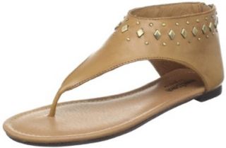  Minnetonka Womens Cecelia Thong Sandal,Carmel,10 M US Shoes