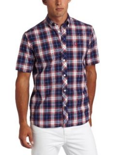 Fred Perry Mens Bold Check Shirt, Pacific, Small