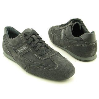  CALVIN KLEIN CK Clay Suede Gray Sneakers Shoes Mens 8.5: Shoes