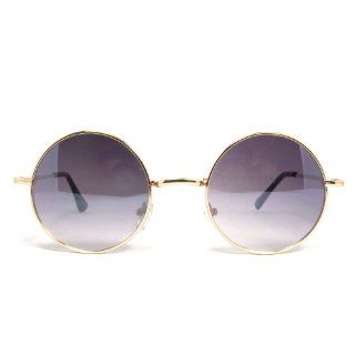 UB John Lennon Style Sunglass   Gold Smoke