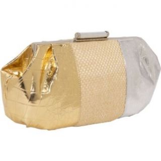 Nine West Handbags If the Tote Fits Clutch (Natural Gold