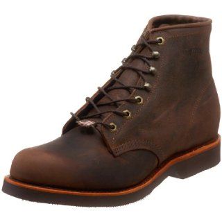 Chippewa Mens 6 Rugged Handcrafted Lace Up Boot Shoes