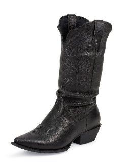  Nocona Womens Black Competitor Fashion Toe Slouch Boot Shoes