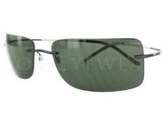Silhouette 8654 40 6202 Green Polarized Sunglasses Shoes