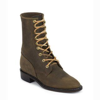 Justin Womens Western Leather Boot Shoes