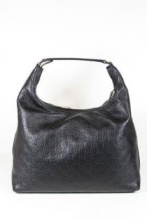 Gucci Handbags Large Black Guccissima Leather 257279