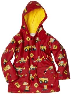 Hatley Boys 2 7 Diggers Rain Coat , Redwing, 1T Clothing