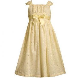 New Bonnie Jean Plus Size Girl Yellow Spring Dress 14.5
