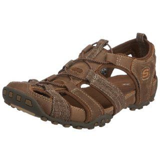  SKECHERS USA Irvine Brown Sandals Shoes Mens Size 10: Shoes
