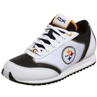Womens NFL Steelers Passion Sneaker,White/Black/Gold,10.5 M Shoes