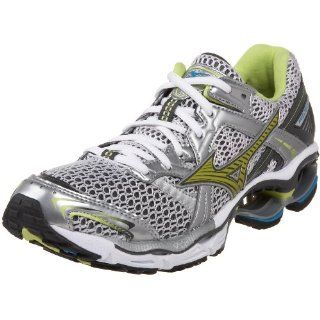 Wave Creation 11 Running Shoe,White/Wild Lime/Anthracite,9.5 B Shoes