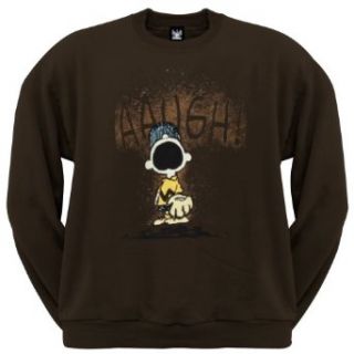 Peanuts   Augh Band Crew Neck Sweatshirt Clothing