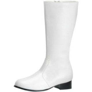 shoes display on website men s white costume boots size large 12 13